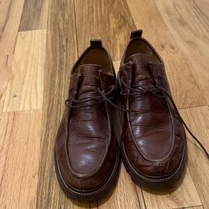 Bobbies Men's Brown Leather Shoes Derby